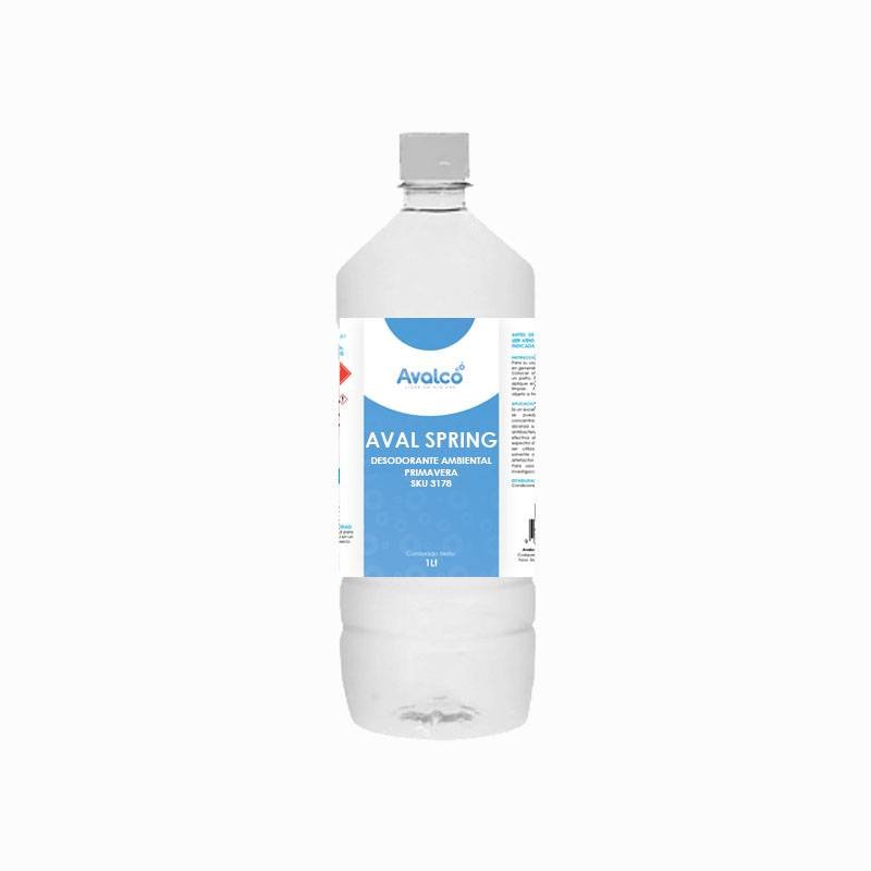 Aval Spring - Desodorante Ambiental aroma Primavera   1 L