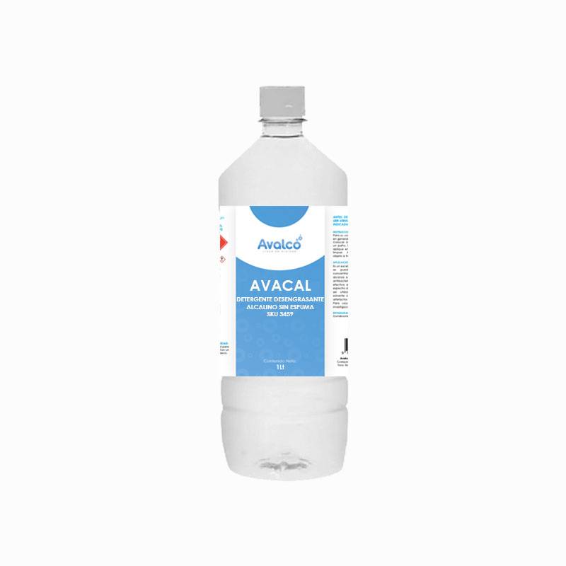 Avacal - Detergente Desengrasante Alcalino Sin Espuma  1 L