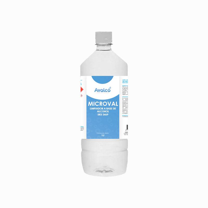 Microval - Limpiador Base Alcohol  1L