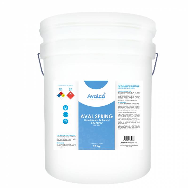 Aval Spring - Desodorante Ambiental aroma Eucalipto  Bd 20 L